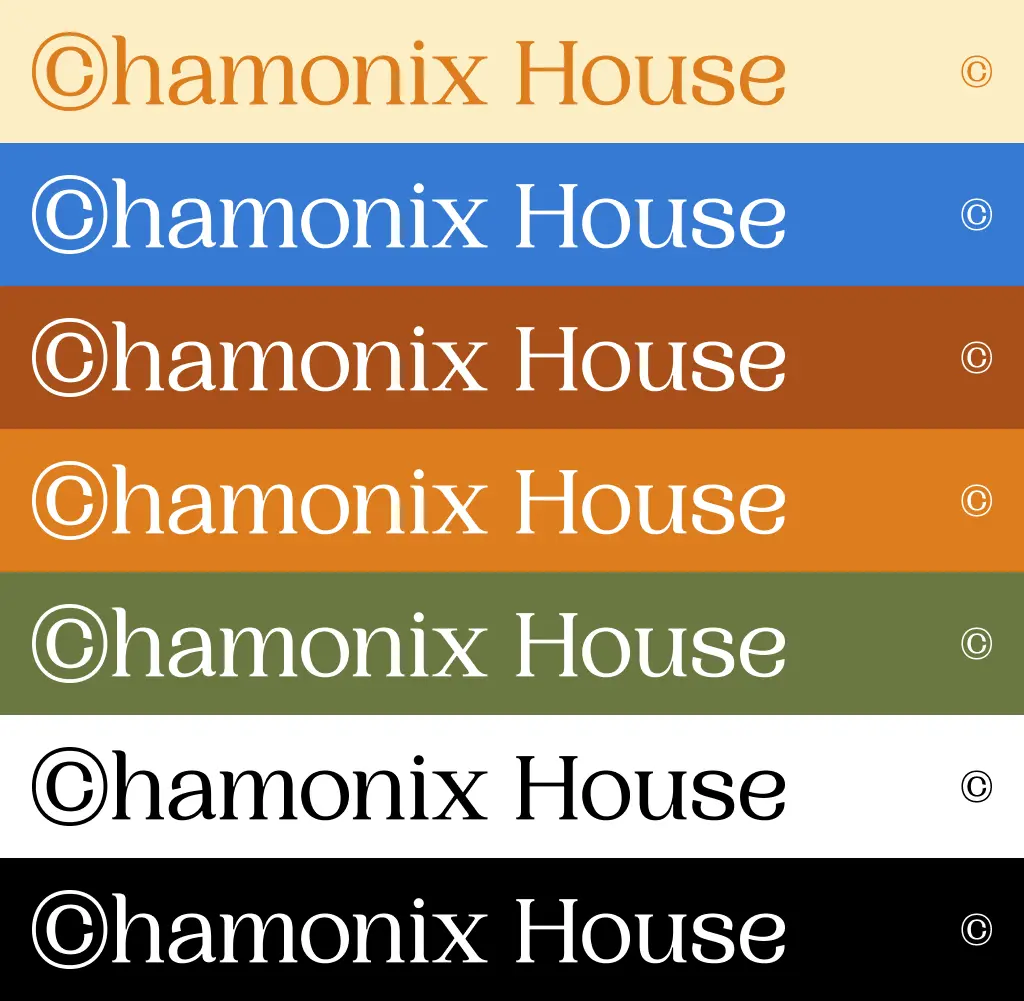 Chamonix logo and colors