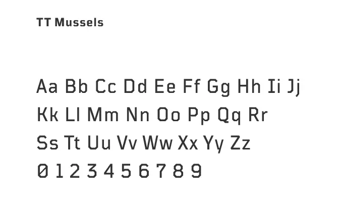 Houston Machinery typography