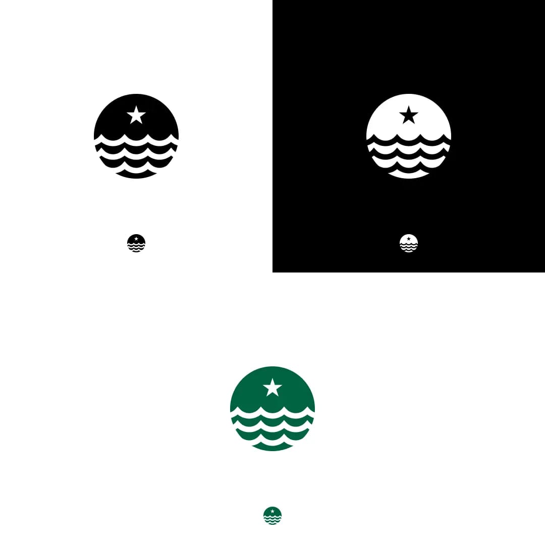 Starbucks logo redesign, version1 