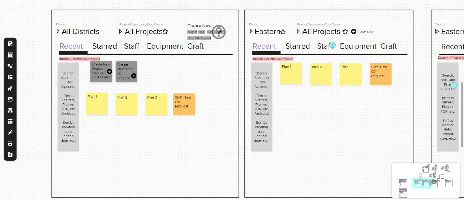 Resource planner redesign sketch