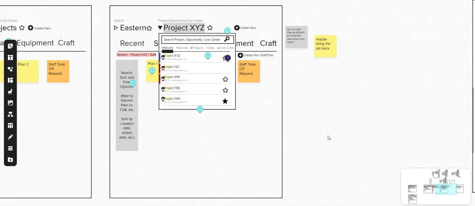 Resource planner redesign sketch